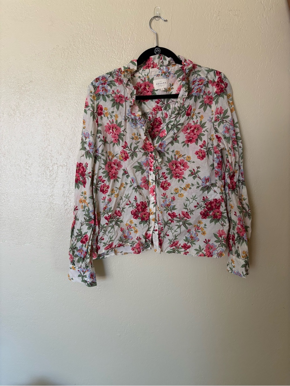 Sezane Chlo shirt size 10